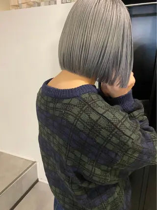 ショート SALT WATER所属・南堀江ハイトーン ×カットMIKU🍒のヘアスタイル