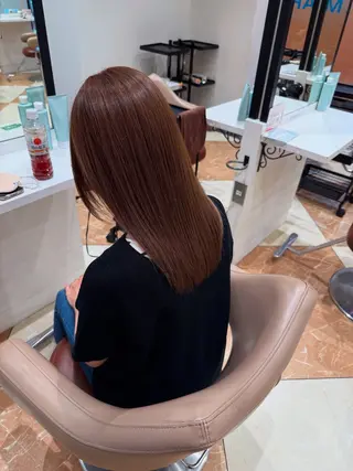 セミロング 髪質改善カラー/店長 宮内秀峰のヘアスタイル