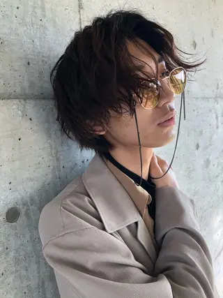 カラー パーマ メンズ ifh iizuka 高橋庸太のヘアスタイル