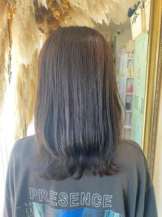 ミディアム カラー 透明感カラー/韓国 ヘア🩶yuri🩵のヘアスタイル