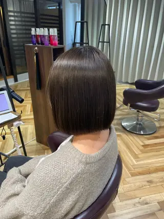 ショート カラー 透明感カラー×ヘア アレンジ🪽しおりのヘアスタイル