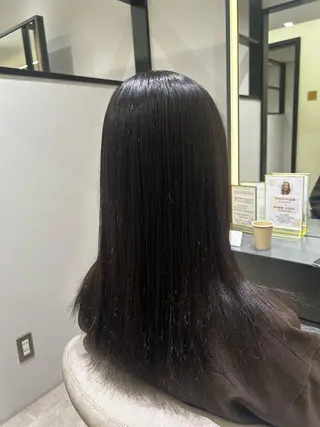 ミディアム 山崎 開世のヘアスタイル