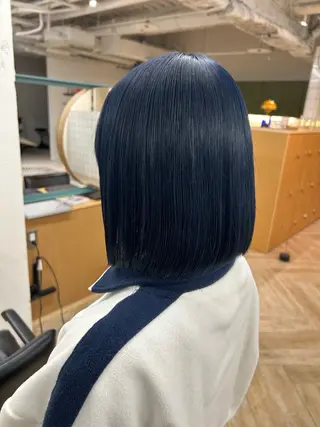 ミディアム カラー ベージュ/ダブルカラ ー/新潟駅/青柳萌果のヘアスタイル