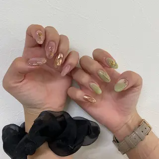 ネイル HIKARI 4uまつ毛ネイルのネイルデザイン