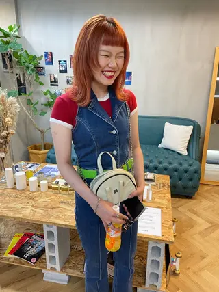 セミロング カラー パーマ ヘアアレンジ メンズ キッズ ネイル マツエク・マツパ アイブロウ tatsumi/ボブ ウルフ/レイヤーのヘアスタイル