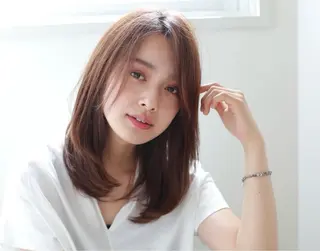 ミディアム 佐藤里菜🎀 ／カットモデル募集中のヘアスタイル