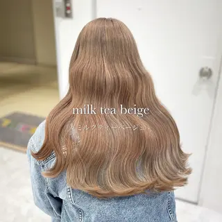 ロング カラー ベージュ‎/ダブルカ ラー/RINKA🎀のヘアスタイル