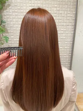 ロング カラー ren ボブロブ/ミディアムのヘアスタイル