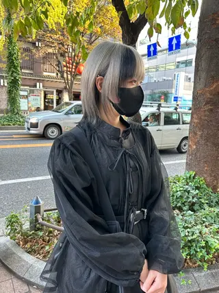 ショート カラー inq sakae所属・りん🌷︎名古屋 透明感カラー/カットのヘアスタイル