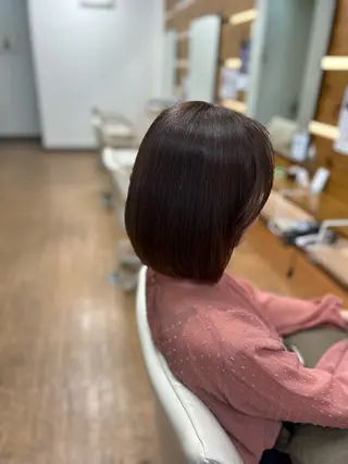 ミディアム 神谷 千明のヘアスタイル