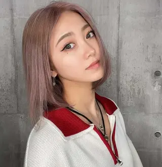 セミロング カラー SHURI❤️‍🔥 中/韓mix ♡のヘアスタイル