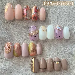 ネイル Lelis Marron所属・岸 侑李のネイルデザイン