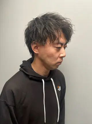 ショート メンズ AXIS share salon所属・【メンズ専門】 【短髪パーマ】ひかるのヘアスタイル