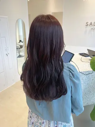 ロング カラー SALOWIN京都河原町suite店所属・うる艶カラー／ 髪質改善／arisaのヘアスタイル