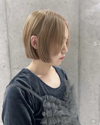 ショート shizuna/天神 /メンズ/ボブのヘアスタイル