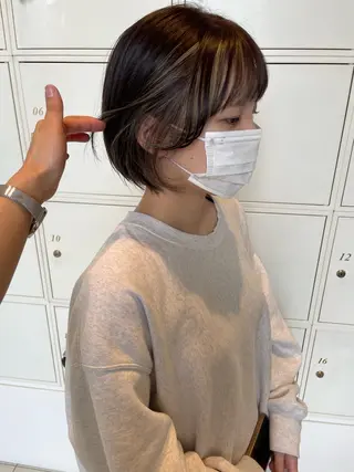 ショート カラー 鶴岡で縮毛矯正なら お任せ！ハヤシナオミのヘアスタイル
