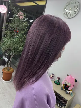 カラー オノ アカネのヘアスタイル