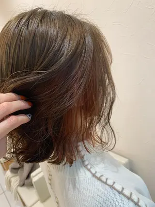 ショート カラー 店長ハイトーンカラー 柞山史奈のヘアスタイル