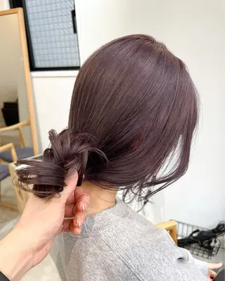 カラー 新貝楓🌀 透明感カラーのヘアスタイル