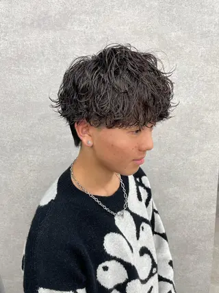 メンズ パーマ ⚡️渋谷⚡️ メンズパーマ⚡️のヘアスタイル
