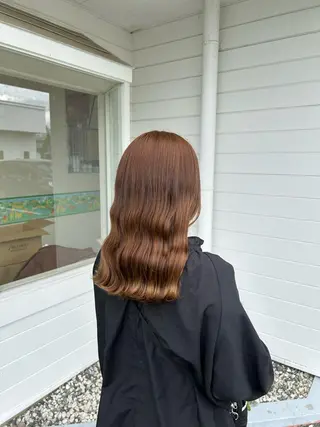 ロング カラー nakano amiのヘアスタイル