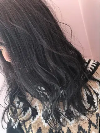 ロング 1%【横浜】 髪質改善&ケアカラーのヘアスタイル