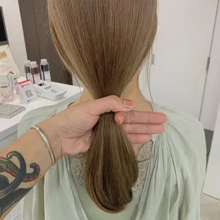 ミディアム 韓国風/髪質改善 赤み消し✨junkiのヘアスタイル