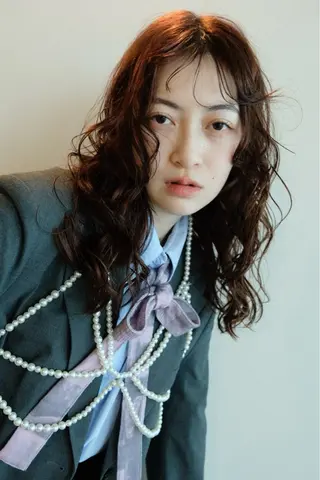 ロング パーマ 伊藤 美咲のヘアスタイル