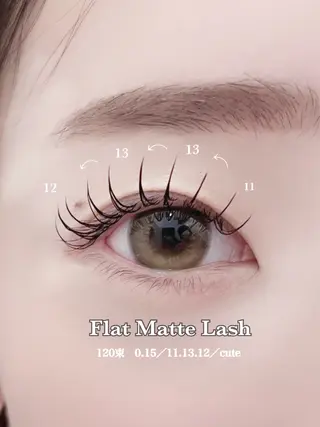 マツエク・マツパ Eye Lash Salon Vivi豊田所属・山中 聖奈のマツエク・マツパデザイン