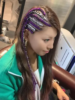 ロング ヘアアレンジ SPINEL Sawaのヘアスタイル