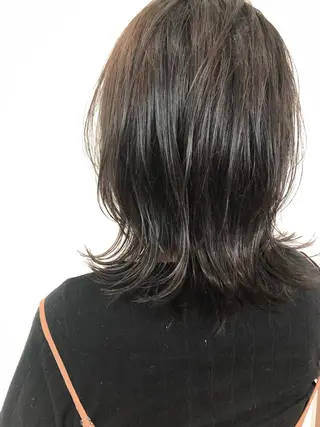 ミディアム 相原 美咲のヘアスタイル