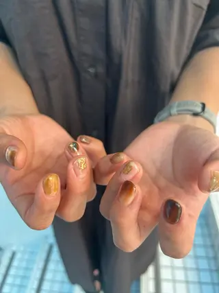 ネイル 【韓国ヘア・ネイル】 HINATA🍒のネイルデザイン