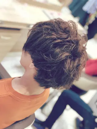 ショート パーマ 💙髪質改善 💙和田💙のヘアスタイル