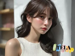 ミディアム TELAHAIR 髪質改善特化型サロンのヘアスタイル