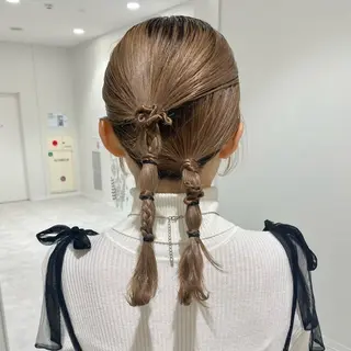 ヘアアレンジ ベージュ/アレンジ /横浜/杉本千夏のヘアスタイル