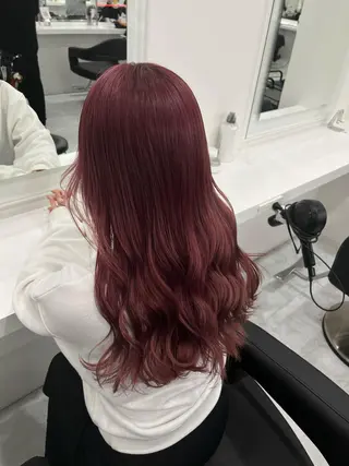 ロング カラー ヘアアレンジ 韓国アイドル🤍ブリ ーチカラー🤍わかなのヘアスタイル