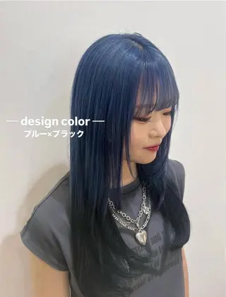 ロング カラー スパイキー/レイヤー /キッズカラー/望愛のヘアスタイル