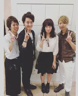 ミディアム カラー ヘアアレンジ _WHITE高槻所属・_WHITE高槻店 yusukeのヘアスタイル