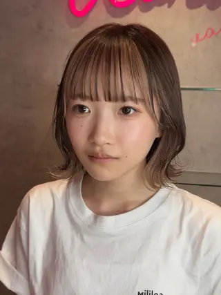 ショート カラー 韓国ヘア/艶カラー /田中悠佑のヘアスタイル