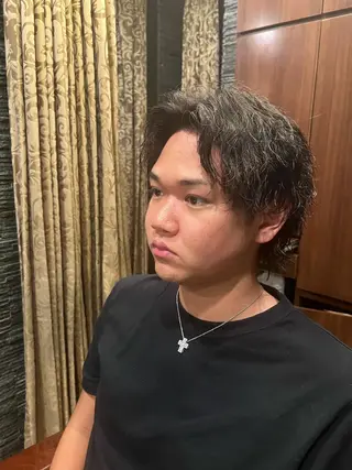 ミディアム メンズ ヒロ銀座　barber shop新宿店所属・長野 風人のヘアスタイル