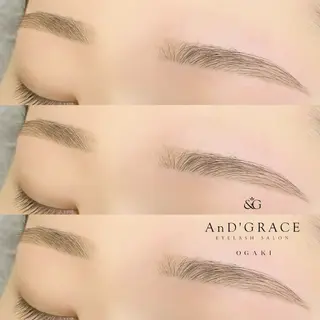アイブロウ AnD'GRACE 竹中のマツエク・マツパデザイン