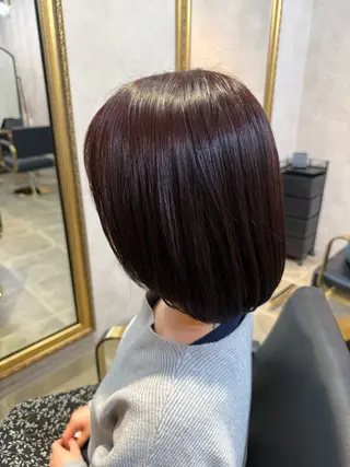 ミディアム カラー オルソーヘアー所属・mako /カラーモデル募集中のヘアスタイル