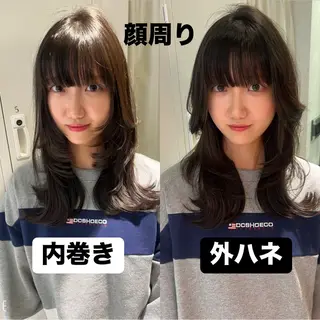 ロング ブリーチ/ウルフ ハッシュカット/石山のヘアスタイル