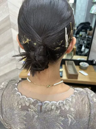 ミディアム ヘアアレンジ 飯塚 沙衣のヘアスタイル