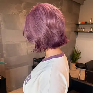 ショート カラー 透明感カラー/ボブ misaki °＊のヘアスタイル