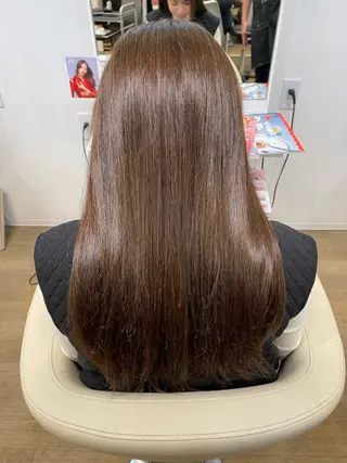 ロング 清水 有紗のヘアスタイル