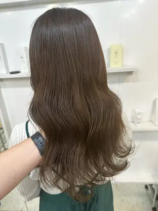 ミディアム カラー 髪質改善/レイヤー ストウシンゴのヘアスタイル