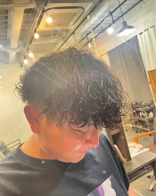 ショート メンズ 焼津メンズパーマ特化 大石雄生のヘアスタイル