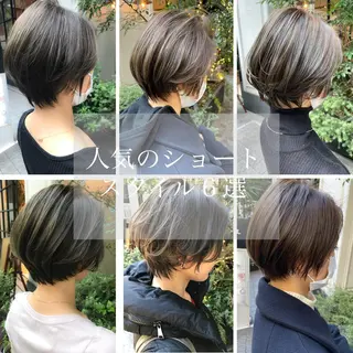 ショート LOMA🇰🇷 銀座クボタのヘアスタイル