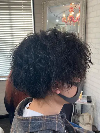 パーマ ヘアアレンジ メンズ Kimura Shinyaのヘアスタイル
